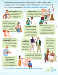 Lifesong is here to support every step of your hospice journey